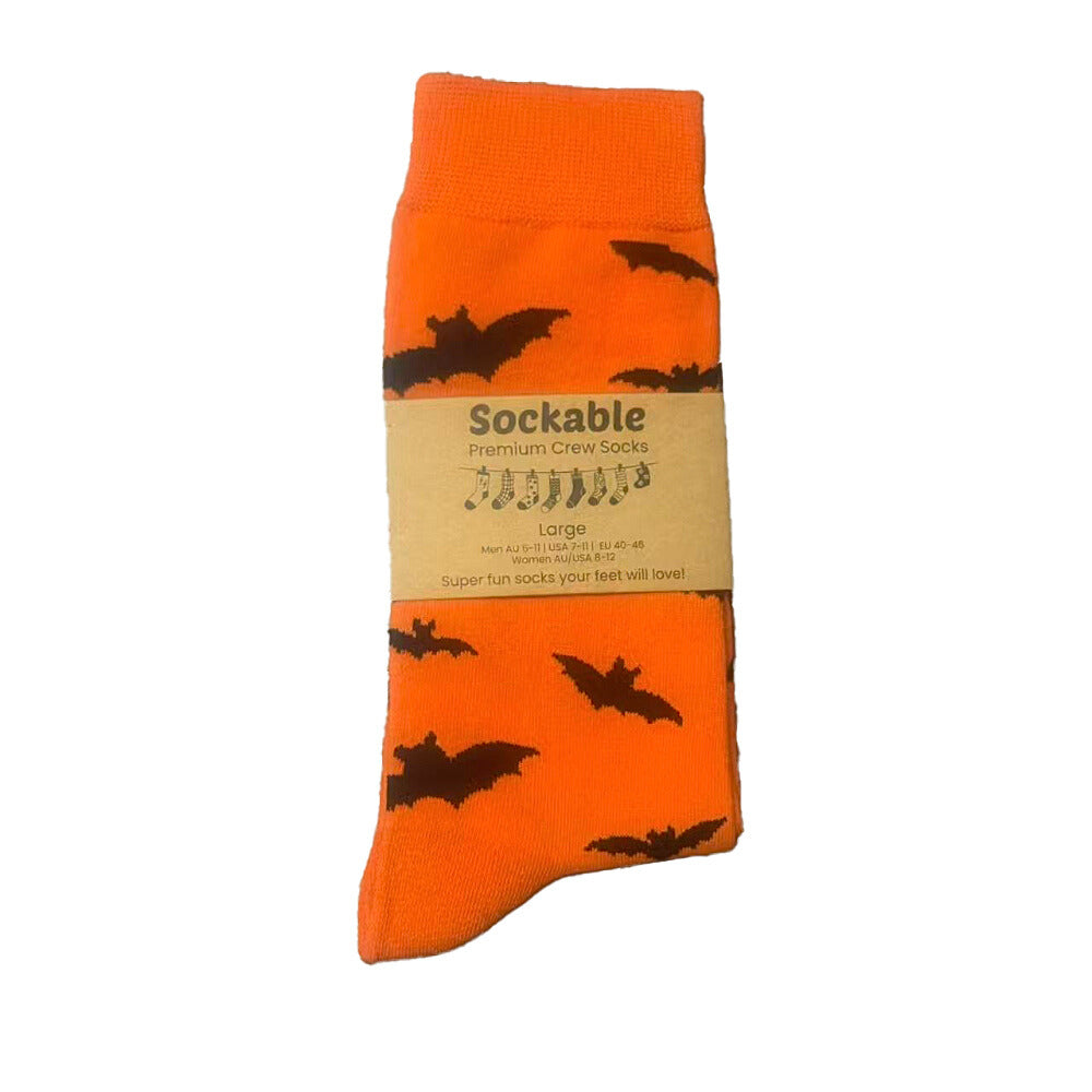 Halloween Bat Socks
