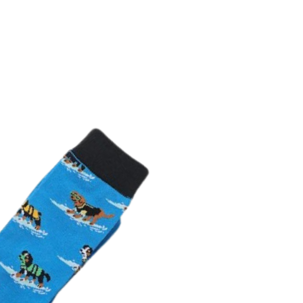Surfer Dog Socks