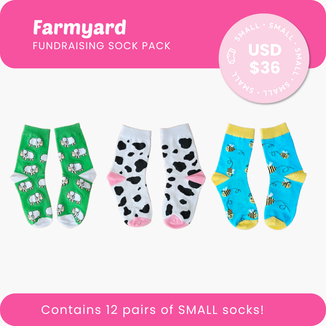 Farmyard Fundraising Sock Pack Sml