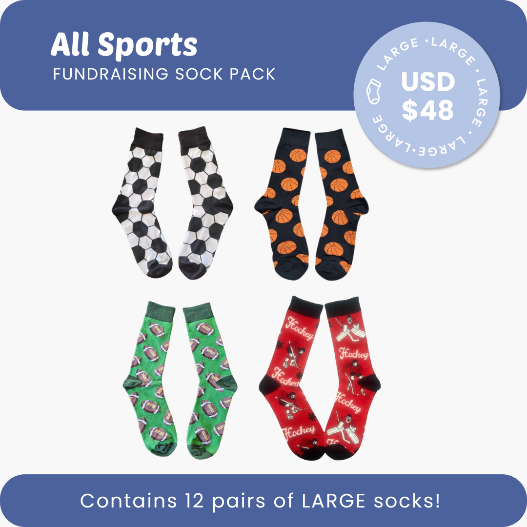 All Sport Fundraising Sock Pack