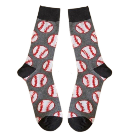 Baseball novelty socks