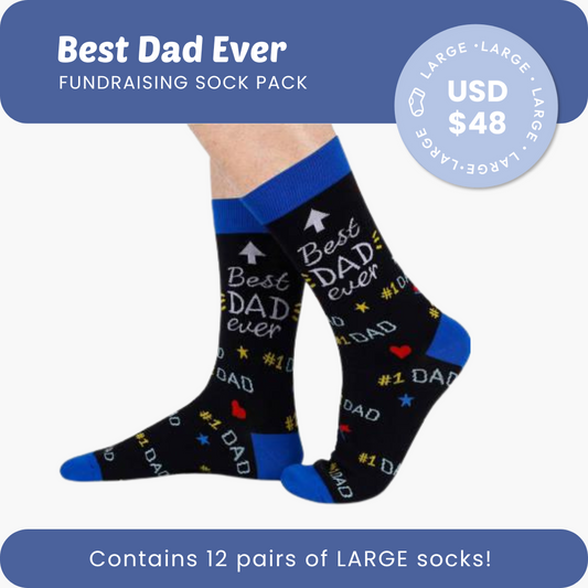 Best Dad Ever Fundraising Sock Pack