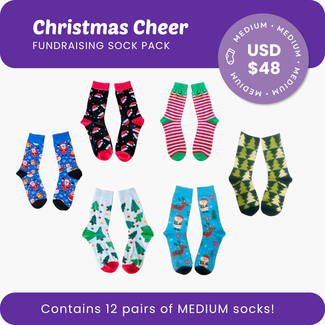 Christmas Cheer Fundraising Sock Pack