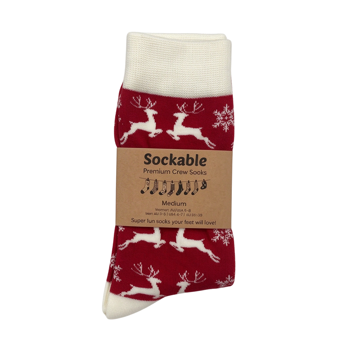 Classic Reindeer Socks