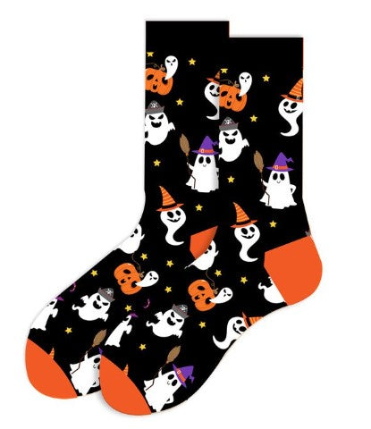Ghostly Halloween Socks