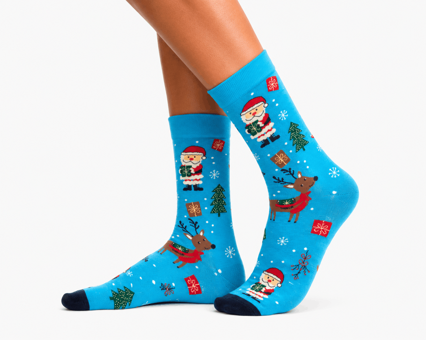 Icy Santa Socks