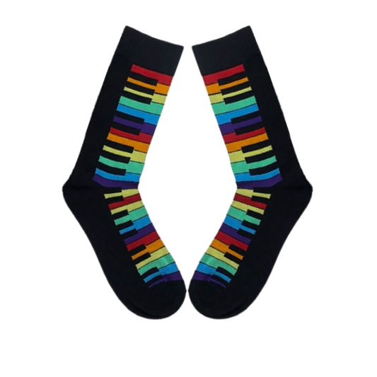 Keyboard piano socks