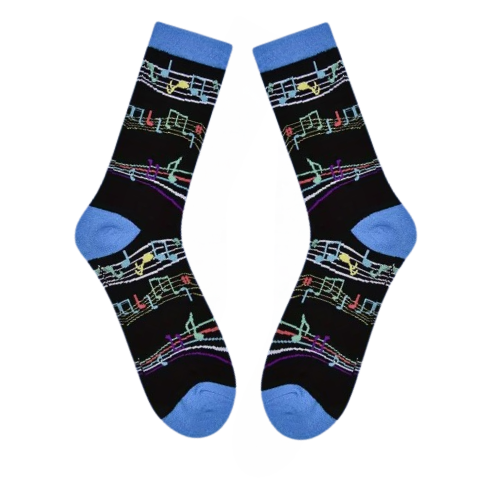 Musical Notes Socks