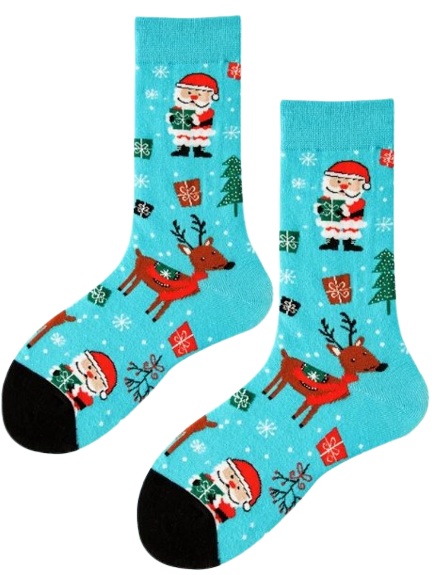 Icy Santa Socks