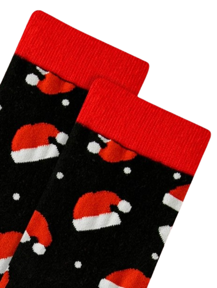 Santa Hat Socks