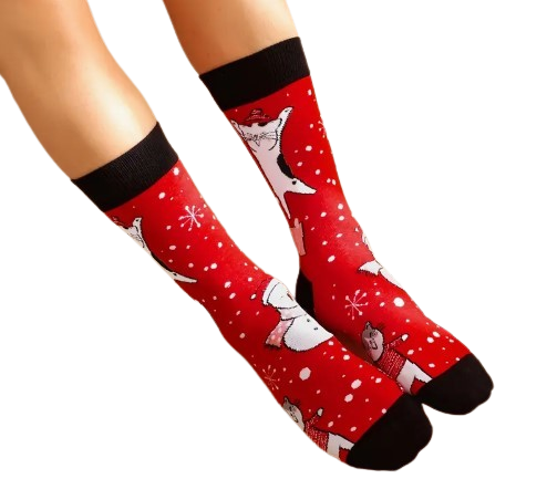 Festive Puss Socks