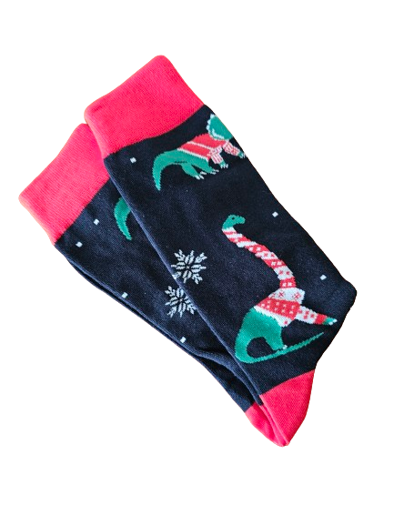 Christmasaurus Socks