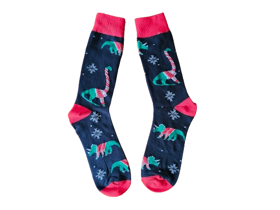 Christmasaurus Socks