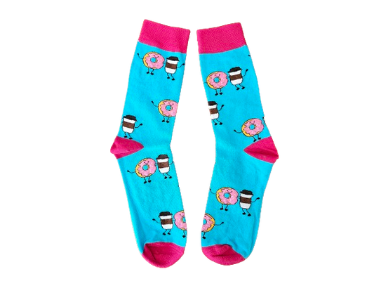 Coffee & Donut Socks