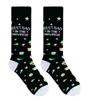 Best Dad in the Universe Socks