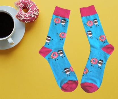 Coffee & Donut Socks