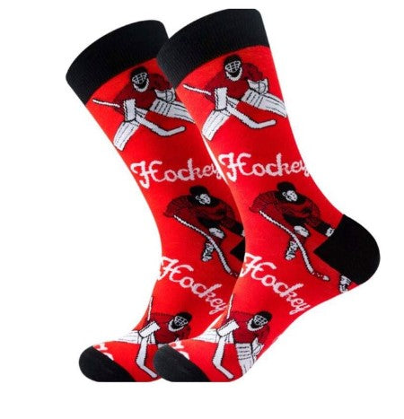 Hockey novelty socks