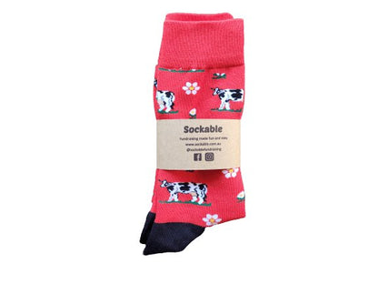 Red-Cow-Socks